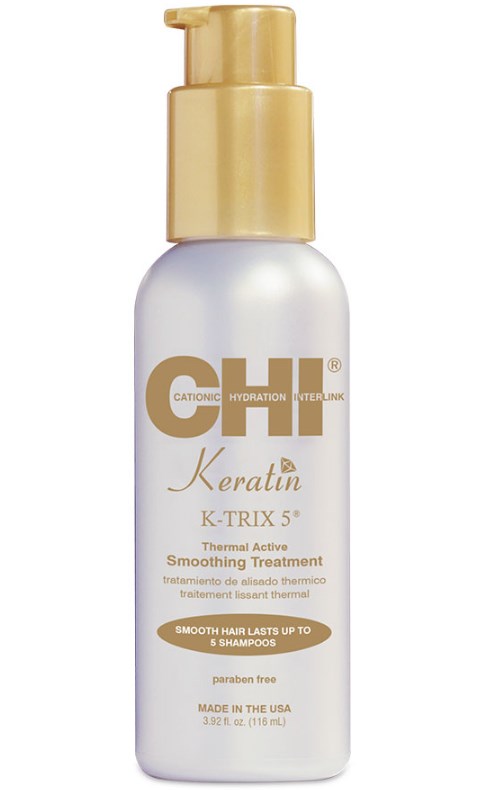 Разглаживающая эмульсия для волос с кератином - CHI Keratin Thermal Active Smoothing Treatment K-TRIX 5 Keratin Lotion