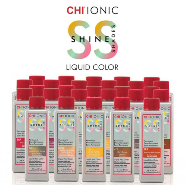 Без аммиачная жидкая краска для волос 50-4W (темно-коричневый теплый) - CHI Ionic Shine Shades Liquid Color