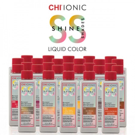 Без аммиачная жидкая краска для волос 4C (темный медно-коричневый) - CHI Ionic Shine Shades Liquid Color