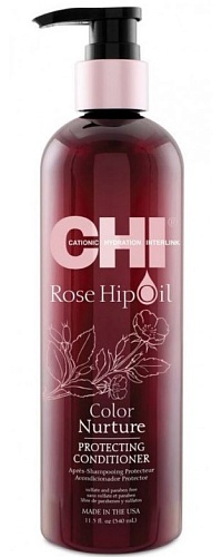 Кондиционер с маслом Дикой Розы для поддержание цвета - CHI Rose Hip Oil Conditioner